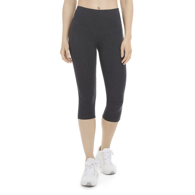 Energy Zone Women's Cotton Stretch Crop Legging With Pockets